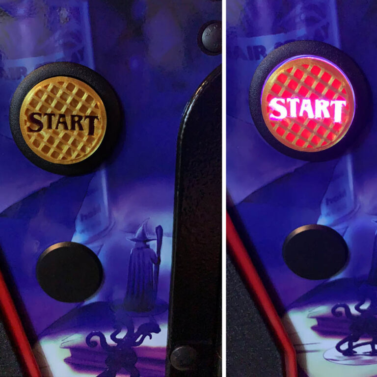 Stranger Things Start Button - Rocket City Pinball