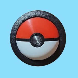 Pokémon Start Button - Red/white poke ball