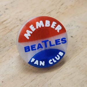 Beatles Start Button - Fan Club version