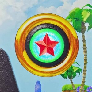 Sonic the Hedgehog Start Button - Goal Ring version